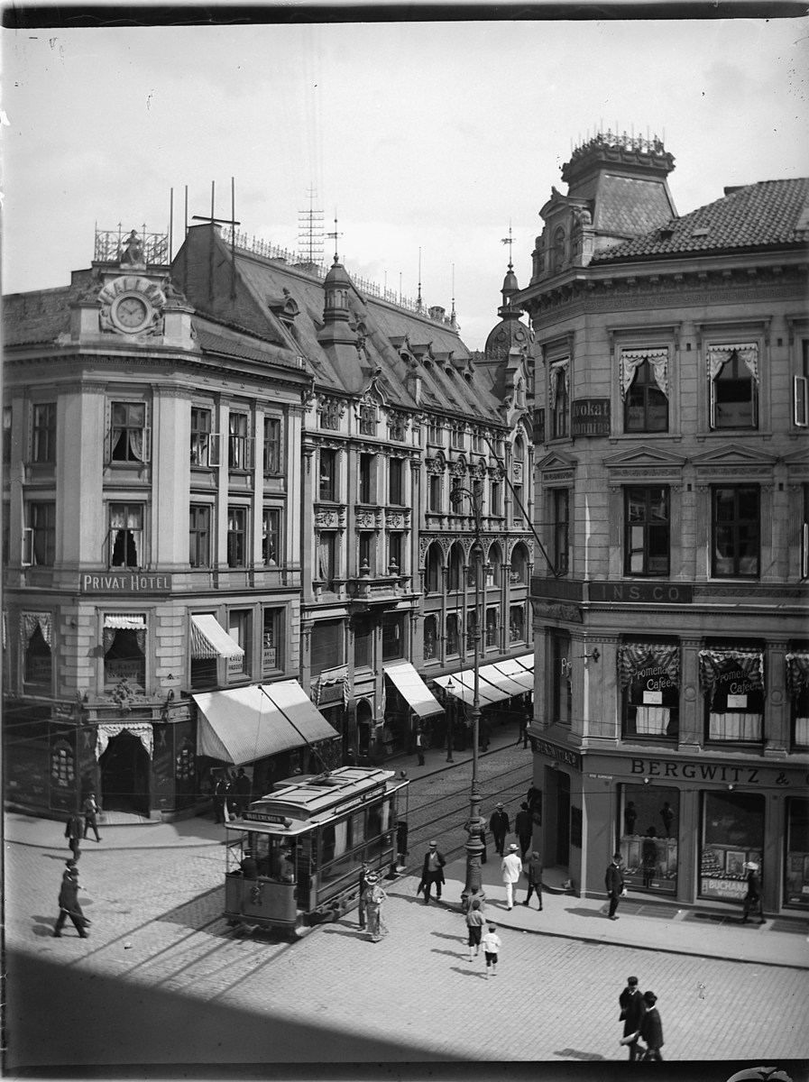 Ole Hansen Løken, OSLO, TRIKK, KARL JOHAN.