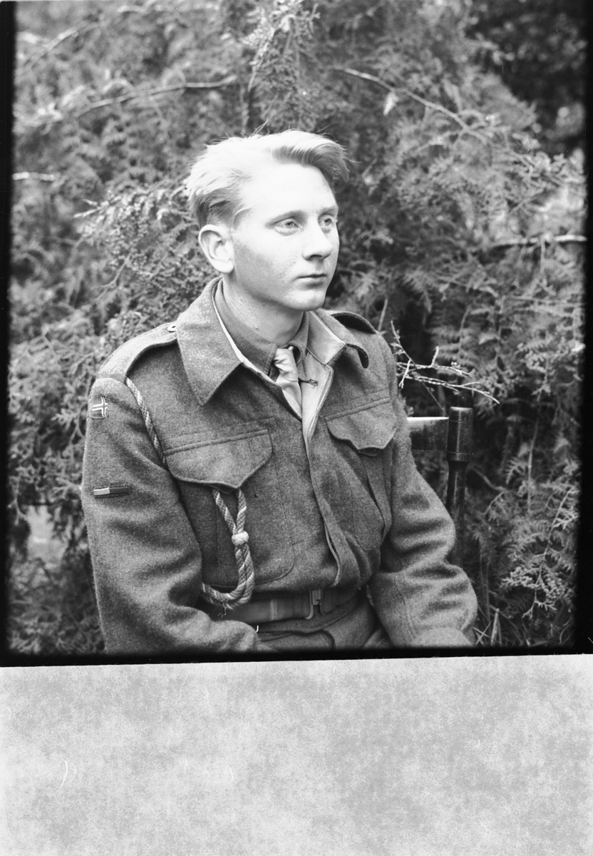 Håkon Prestkværn, Portrett. Ukjent norsk soldat.