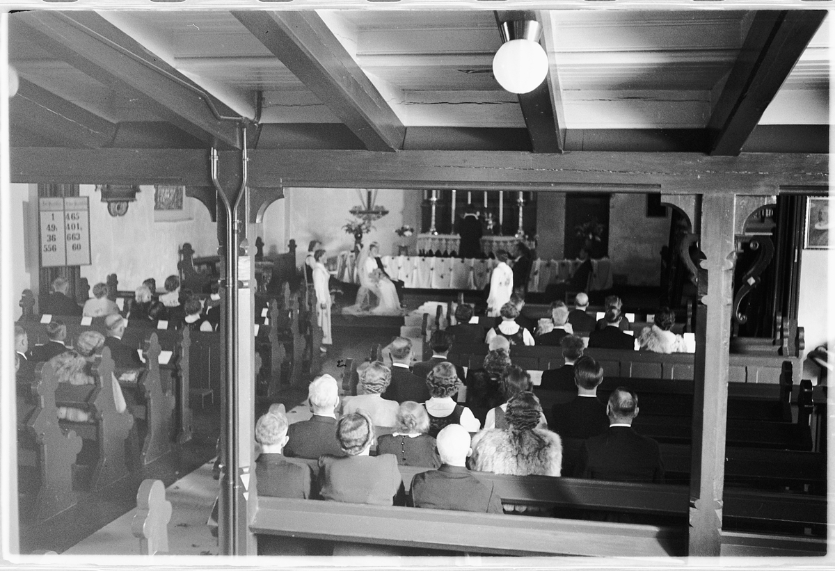 Håkon Prestkværn, Bryllup. Vielse i Furnes kirke i Ringsaker.