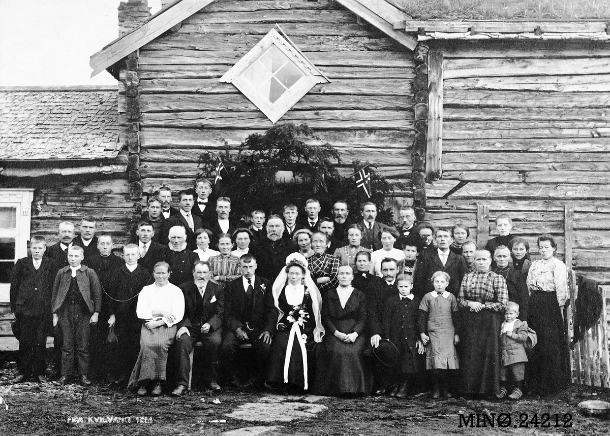 Peder J. Bredalslien, Bryllup, Kvilvang 1914