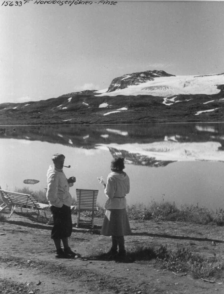 Anders Beer Wilse, Wilse original, Hardangerjokulen, Finsevatnet