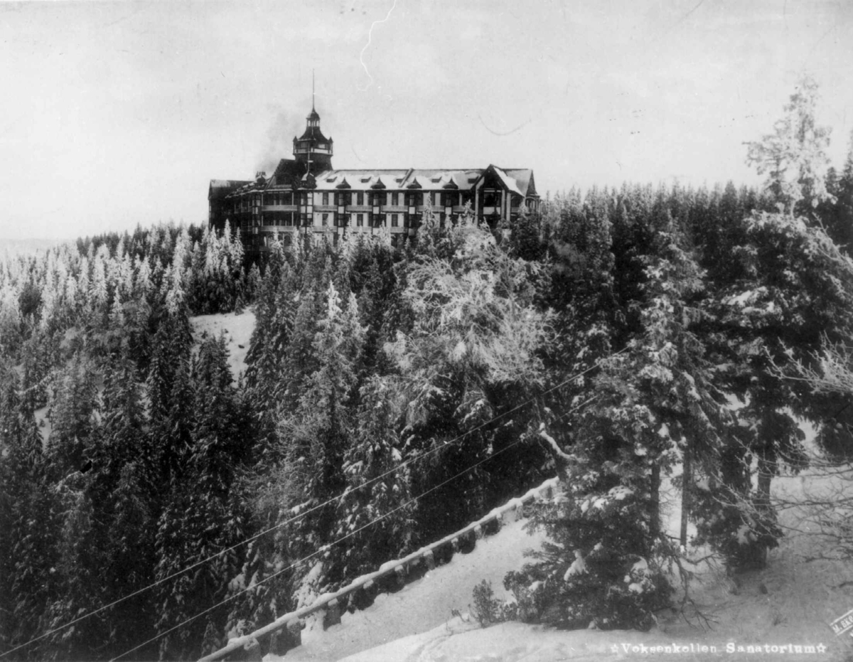Marthinius Skøien, Voksenkollen sanatorium, Oslo.