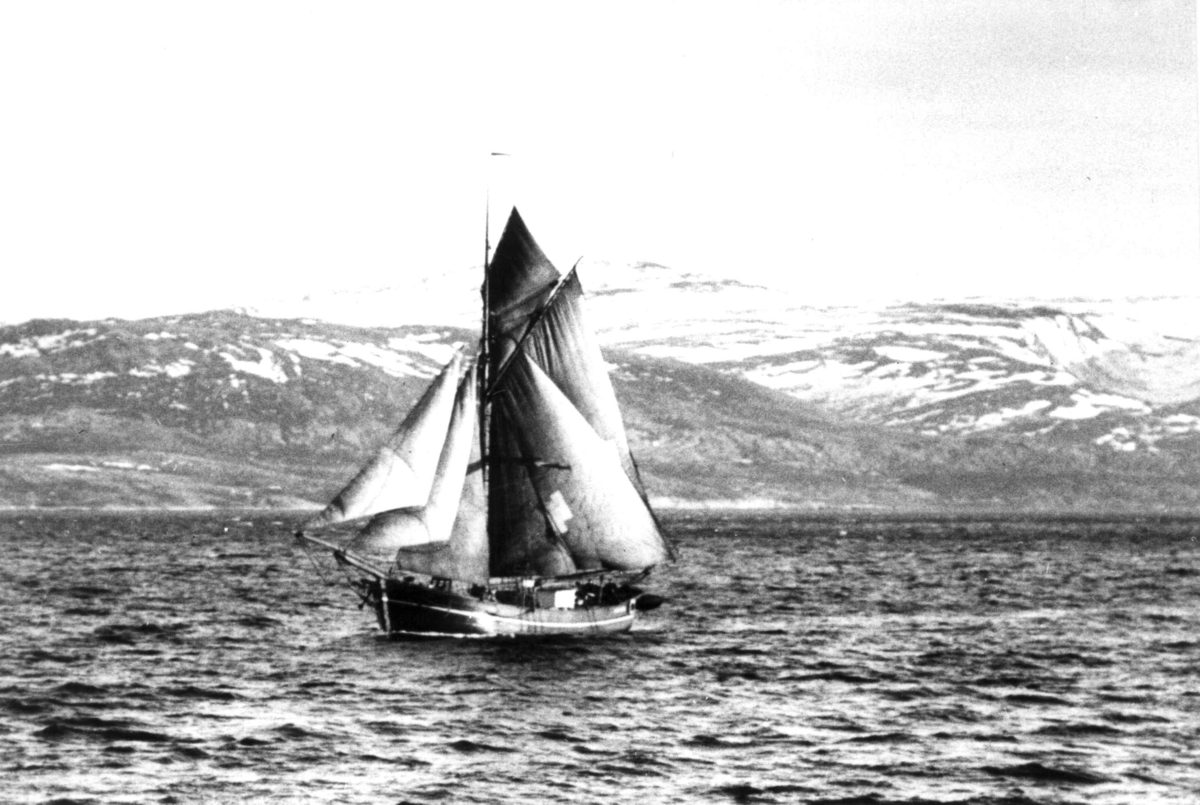 Anders Beer Wilse, Galeas "Nansen", Helgelandskysten.