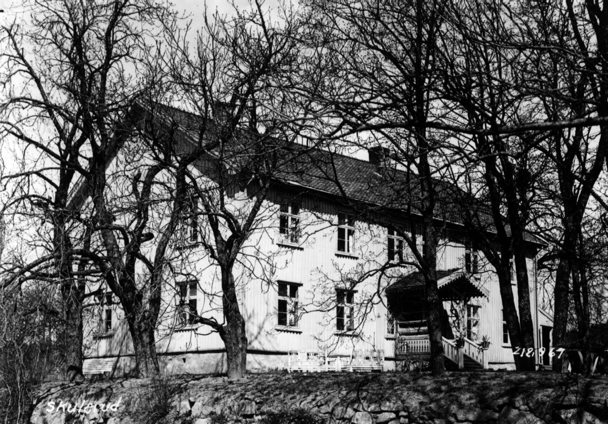 Anders Beer Wilse, Skulerud gård, Østre Aker, Våningshuset.