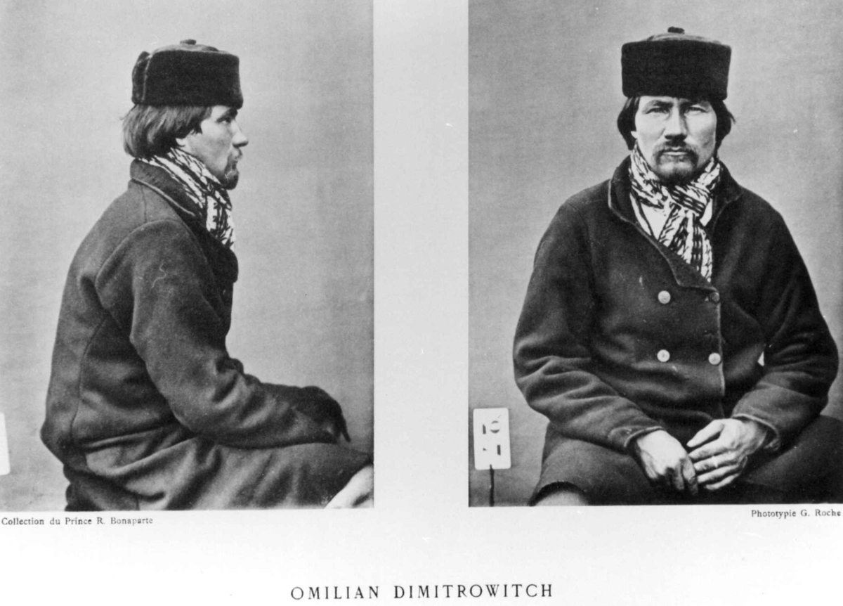 G. Roche, Roland Bonaparte sin samling. Portrett av Omilian Dimitrowitch. Inngår i Bonapartes sameportretter som nr. 27. Bonaparte