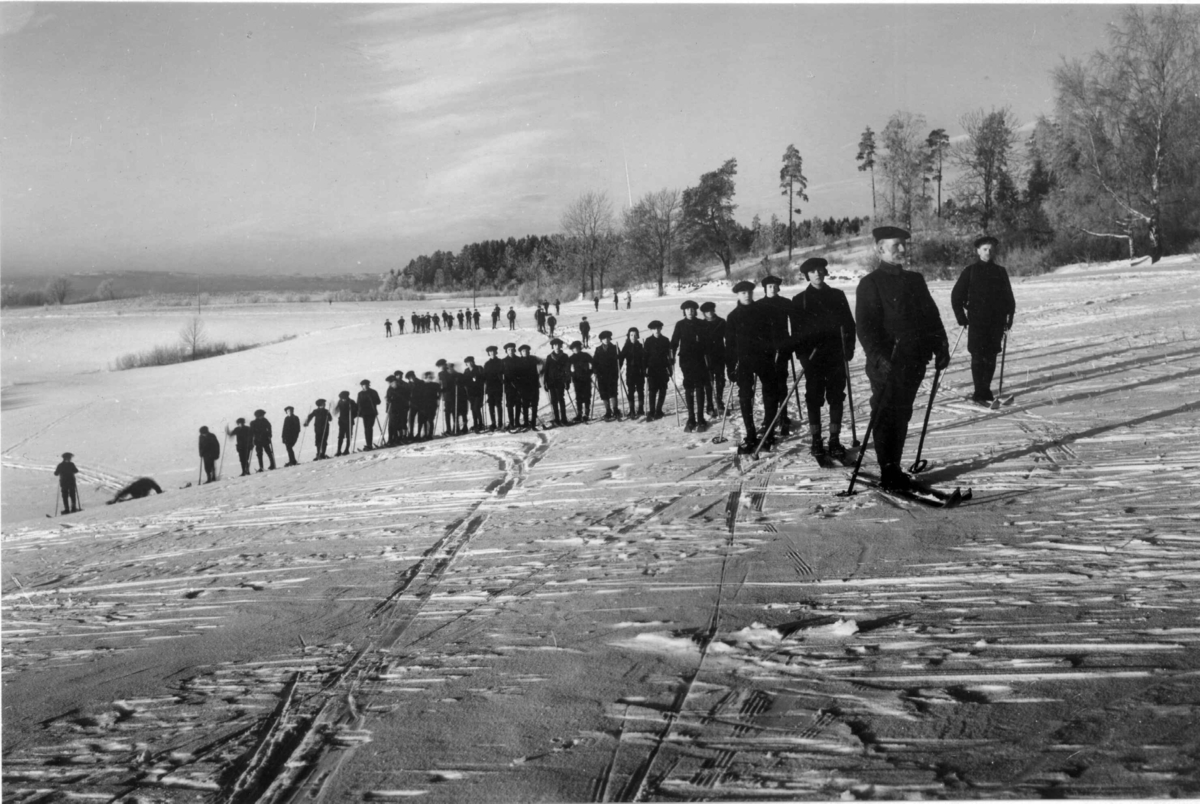 Anders Beer Wilse, Skolebarn på skitur