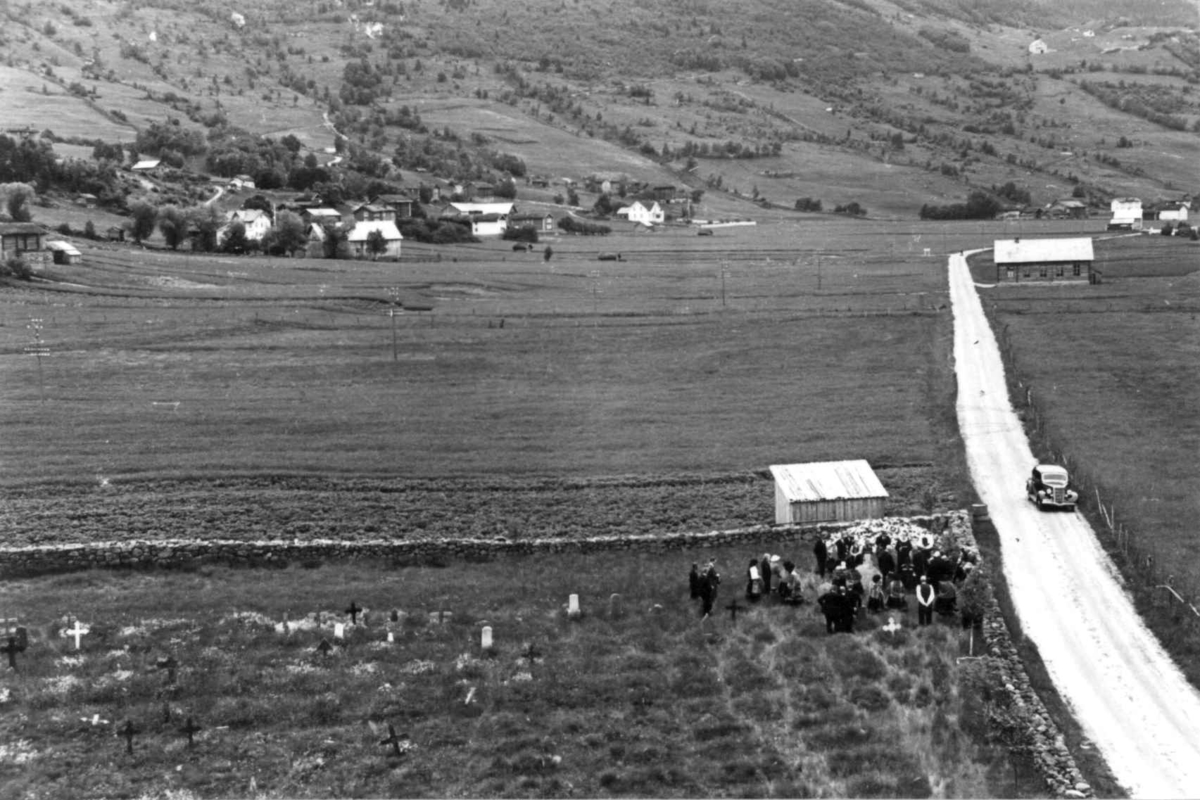 Anna Grostøl, Valle Setesdal, Aust-Agder 1939. Likferd