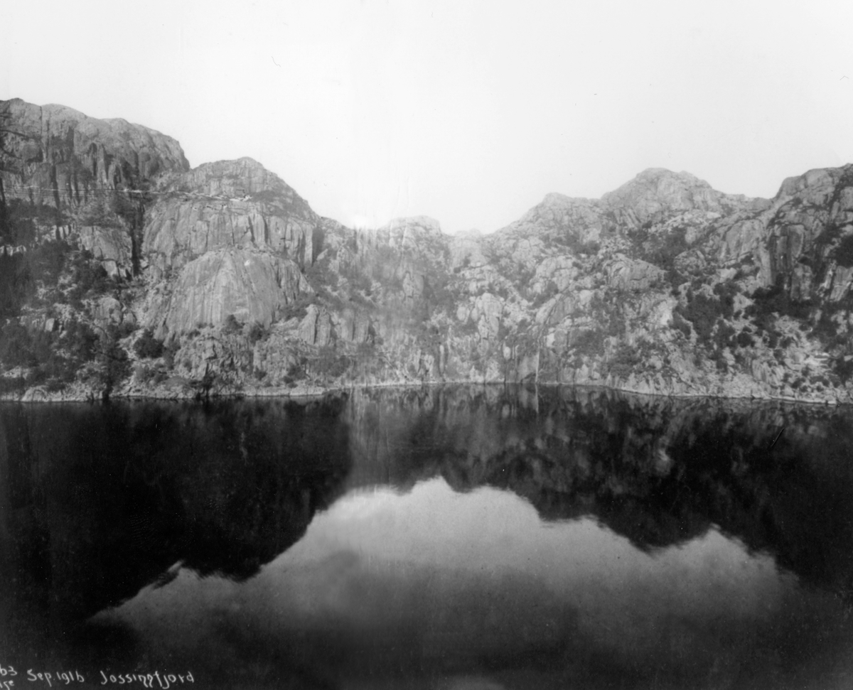 Anders Beer Wilse, Fjordparti, innseiling til Jøssingfjorden, Sokndal, Rogaland.