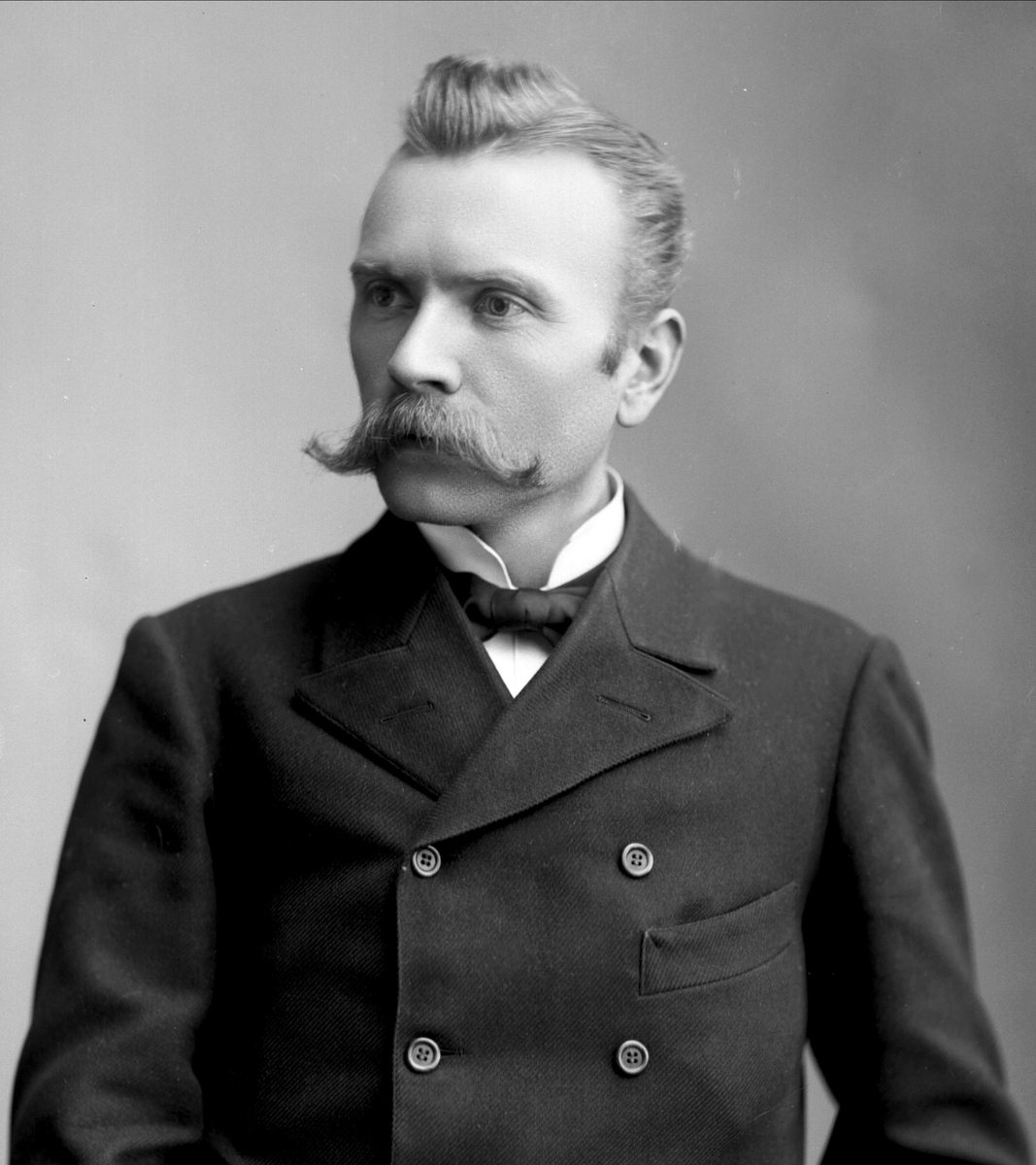 Gustav Borgen, Portrett av redaktør salve Severinsen Justnes.