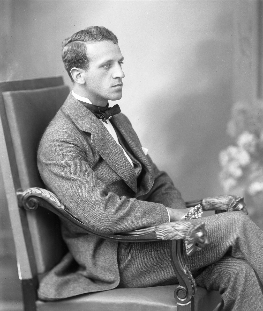 Gustav Borgen, Portrett, skuespiller Gjems-Selmer.