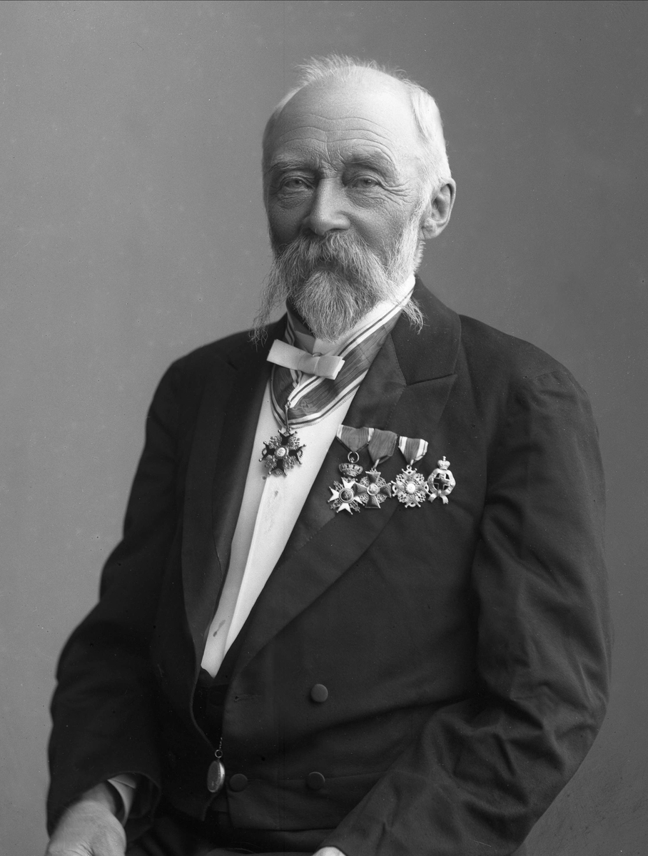 Gustav Borgen, Portrett, Lauritz Lassen Brodtkorb (1832 - 1904), kjøpmann og russisk konsul i Vardø, Finnmark.