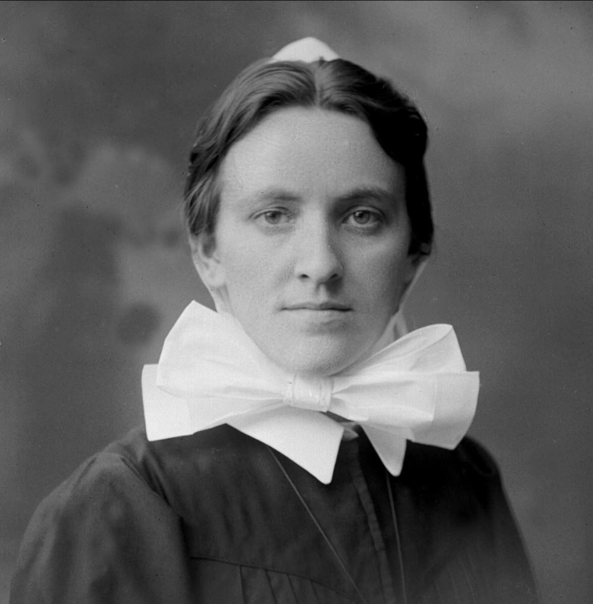 Gustav Borgen, Portrett, sykepleier, søster Olga Lien.