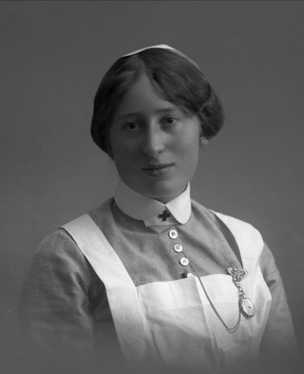 Gustav Borgen, Portrett, sykepleier. Frøken Kittel-Nilsen.
