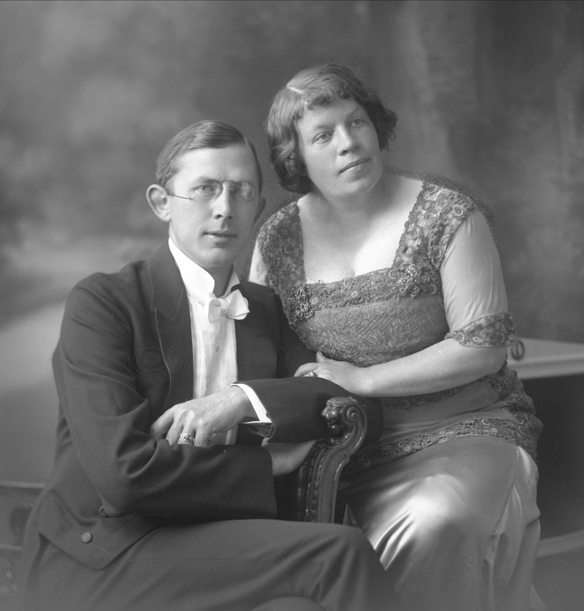 Gustav Borgen, Portrett av sanger og sangpedagog Albert Westvang og konen Signe Winderen som var operasangerinne.