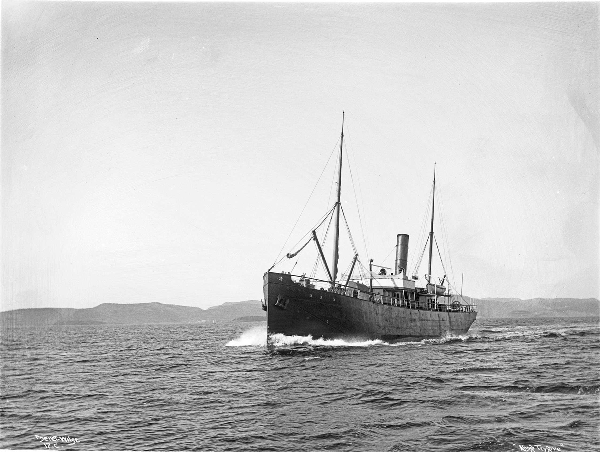 Anders Beer Wilse, D/S Kong Trygve (b. 1890, Wood, Skinner & Co, Newcastle)