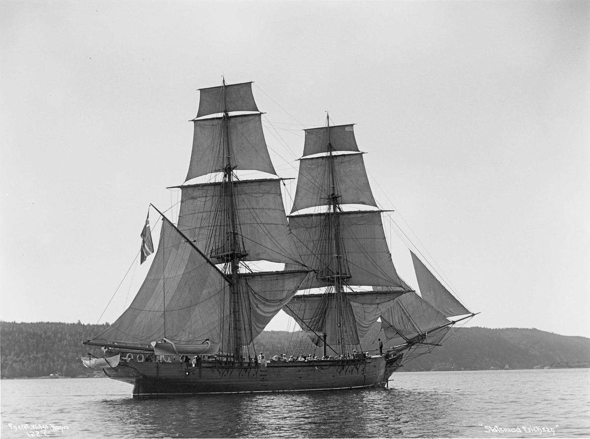 Anders Beer Wilse, Statsraad Erichsen (b. 1859, Karljohansvern verft, Horten), skoleskip