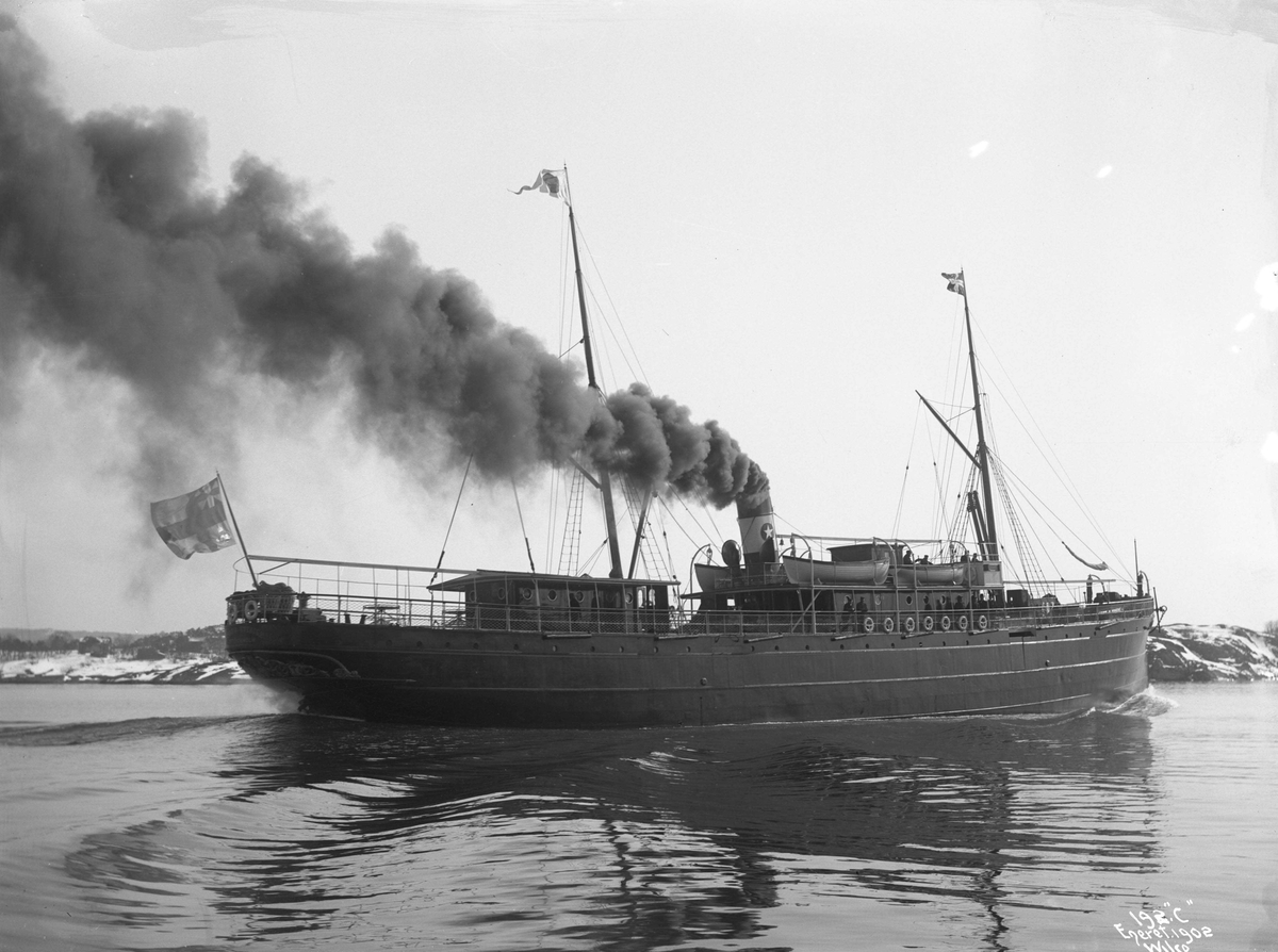 Anders Beer Wilse, Svensk postbåt, Sverige