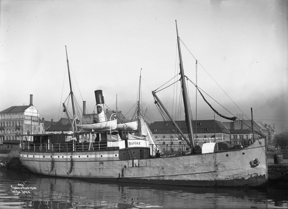 Anders Beer Wilse, D/S Bandak (b. 1890, Fredrikstad Mekaniske Verksted, Fredrikstad), Holger Fischer