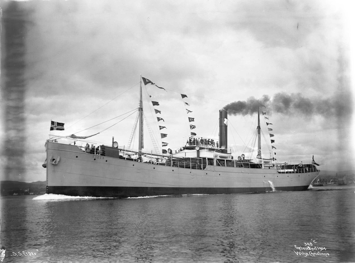 Anders Beer Wilse, S/S Eiger (b. 1904, Nylands Verksted, Christiania)