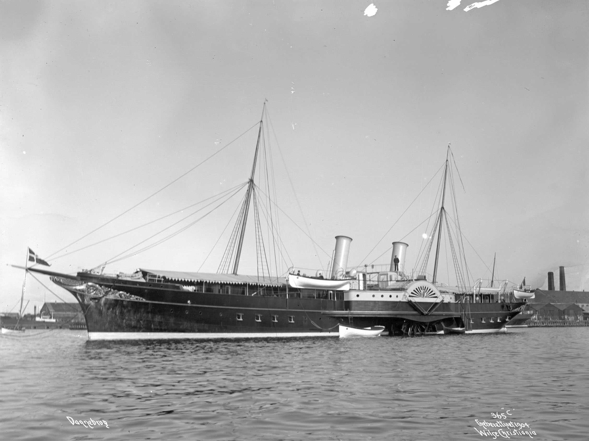 Anders Beer Wilse, Dannebrog (b. 1879, Burmeister & Wain, Kjøbenhavn), danske kongeyacht.