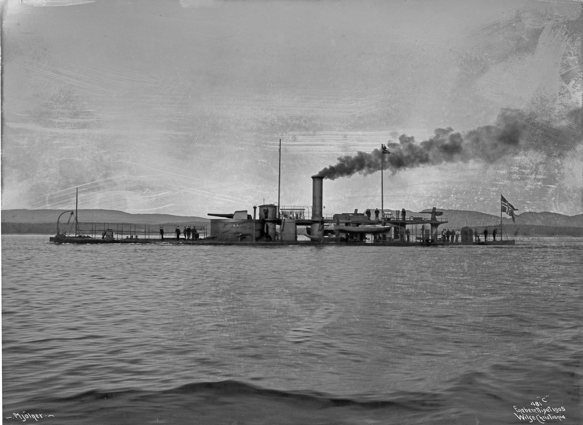 Anders Beer Wilse, Monitor Mjølner (b. 1868, Motala Verft, Norrkøping)