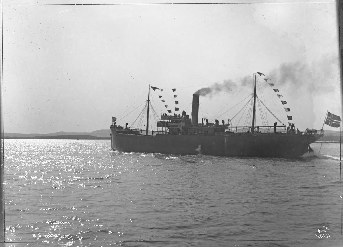 Anders Beer Wilse, D/S Gisla (b. 1907, Akers Mekaniske Verksted, Christiania)
