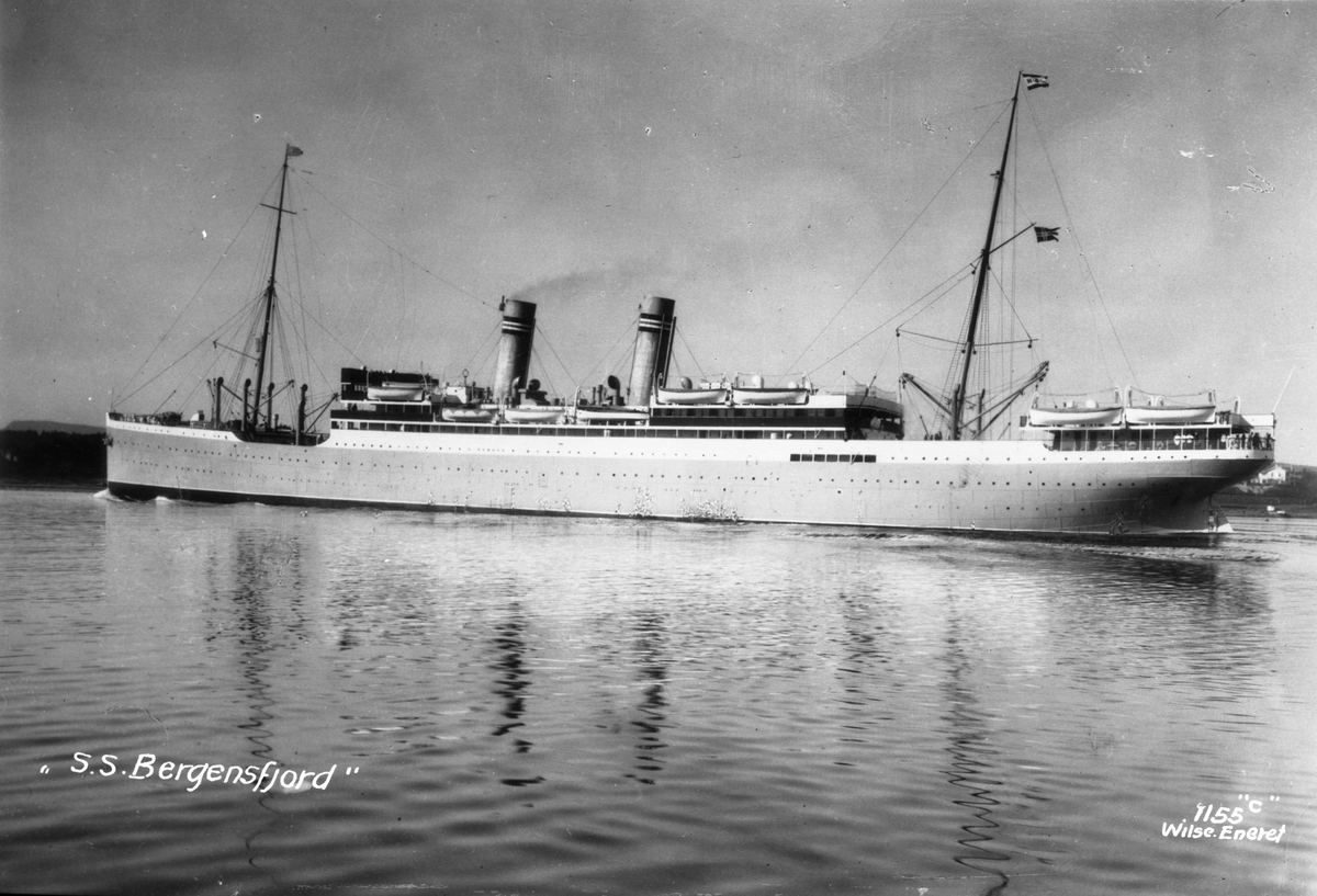 Anders Beer Wilse, Bergensfjord (b. 1913, Cammel, Laird & Co., Birkenhead)