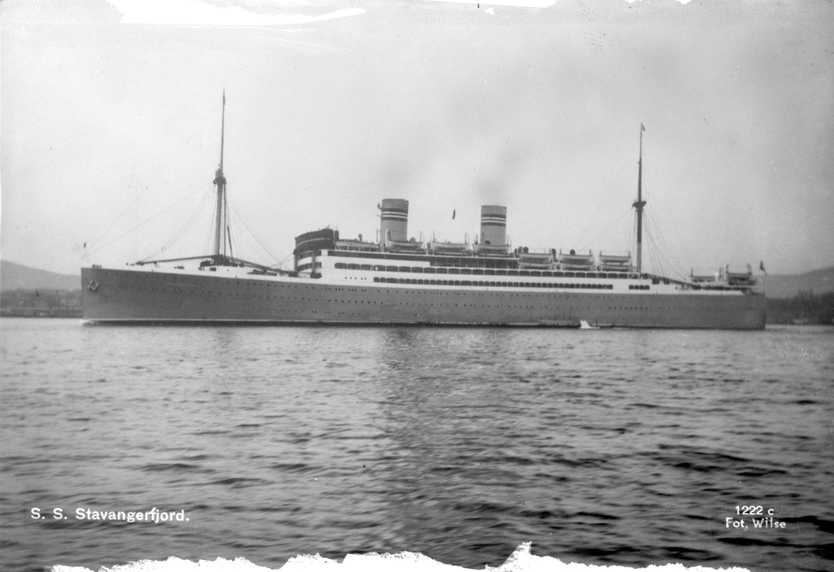 Anders Beer Wilse, Stavangerfjord (b. 1918, Cammell, Laird & Co., Birkenhead)