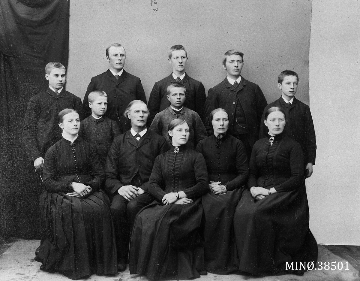 Ukjent, Familiebilde - familien Müller, Alvdal