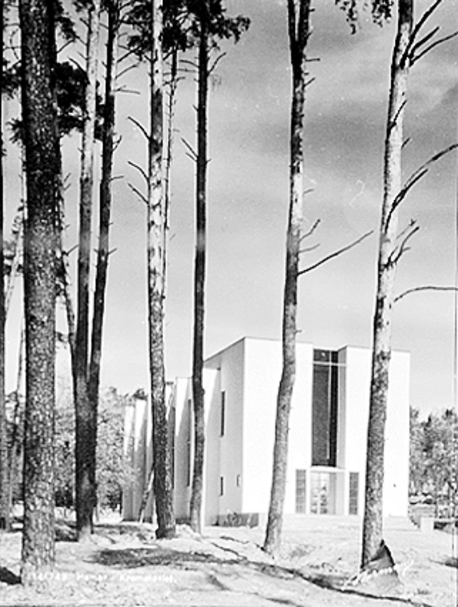 Anno Domkirkeodden, EKSTERIØR, KREMATORIUM, SAGATUN, FURUSKOG Arkitekt Rolf Prag, 1936.