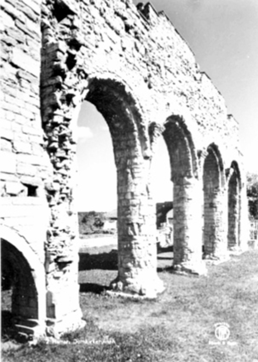 Anno Domkirkeodden, DOMKIRKERUINEN, SETT FRA NORD-VEST, HEDMARKSMUSEET OG DOMKIRKEODDEN