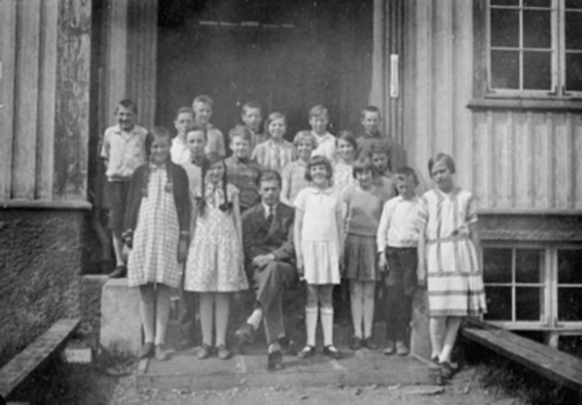 Anno Domkirkeodden, SKOLEKLASSE, ROLLSLØKKA SKOLE, LÆRER NILSEN