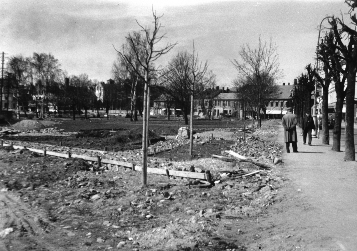 Anno Domkirkeodden, STRANDGATEPARKEN OPPARBEIDES