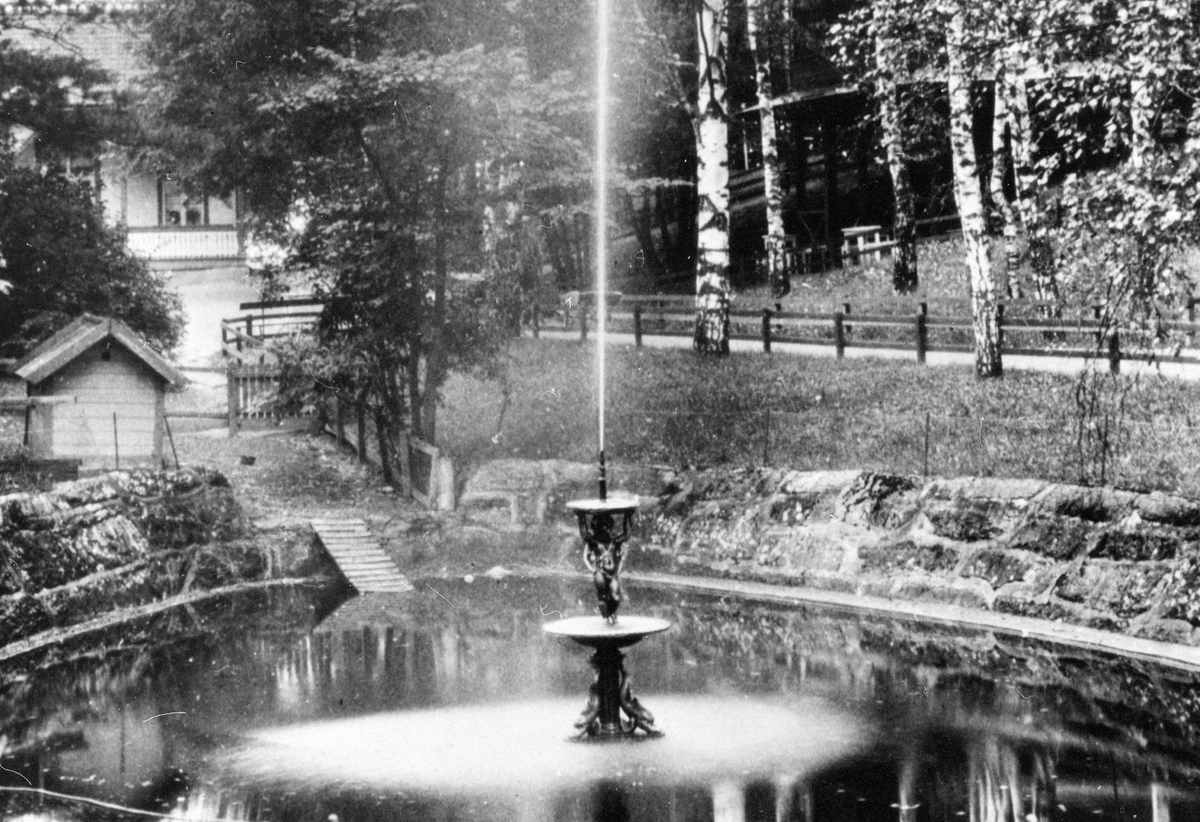Anno Domkirkeodden, Hamar Park, fontene og andedam.