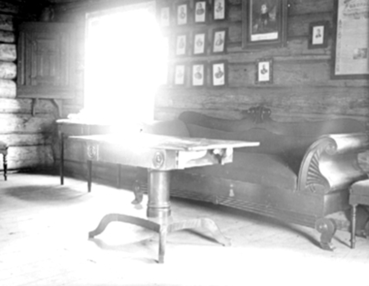 Anno Domkirkeodden, INTERIØR: GRIMSRUDBYGNINGEN, HDH. 14, OPLANDENES FOLKEMUSEUM, HEDMARKSMUSEET OG DOMKIRKEODDEN, BIEDERMEIER
