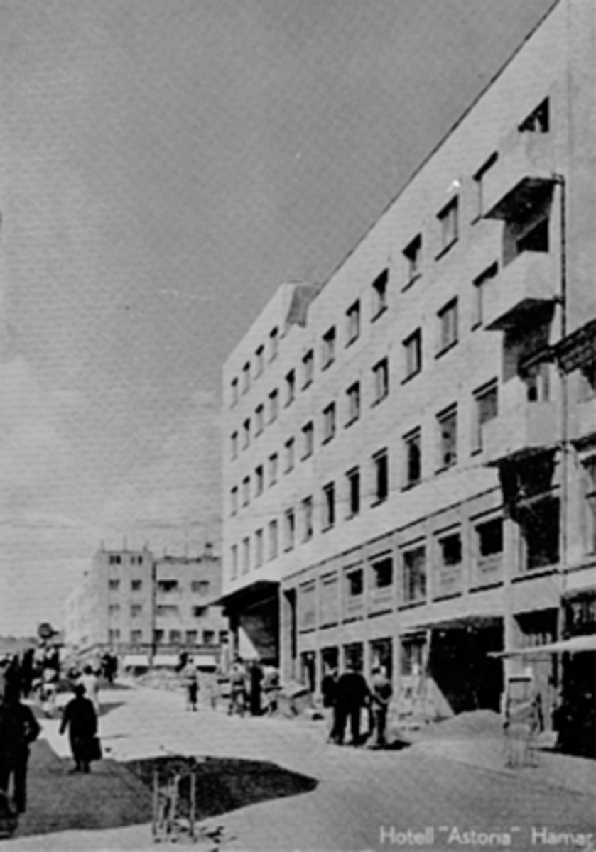 Anno Domkirkeodden, TORGGATA 23, HOTELL ASTORIA UNDER BYGGGING, FUNKISSTIL