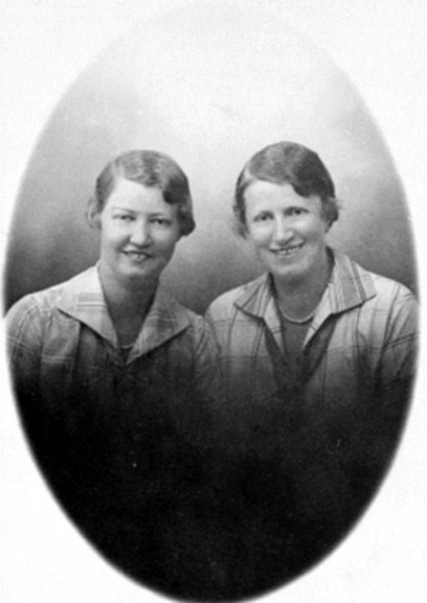 Anno Domkirkeodden, GRUPPE 2, ANNA KRISTIANSEN, ASTRID PAULSEN VED LONDONERBASAREN