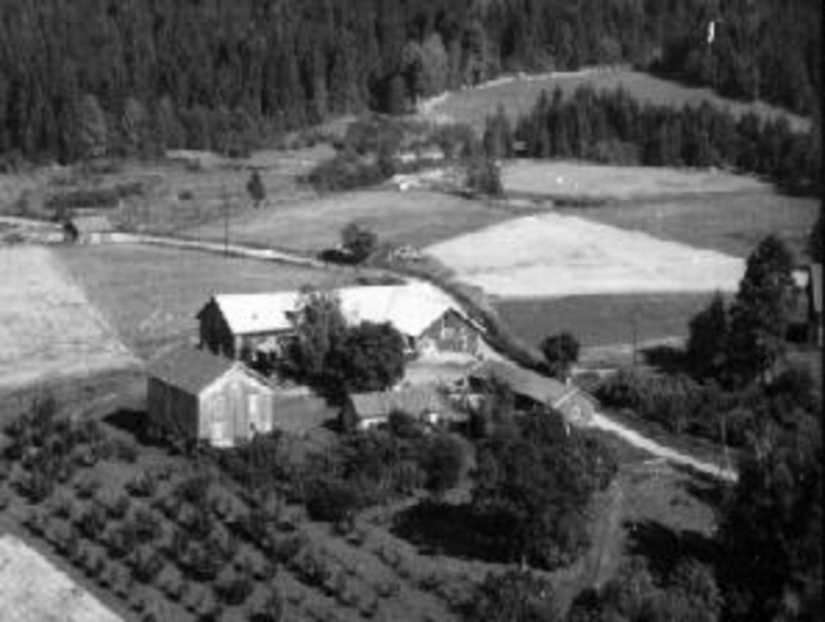 Anno Domkirkeodden, Flyfoto av Breistu, Gaupen, Hedmark.