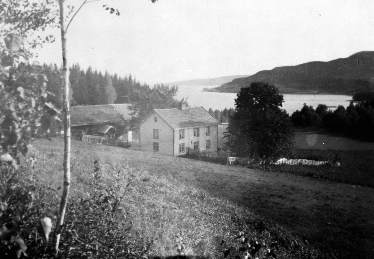 Anno Domkirkeodden, Utsikt mot Stigen gård, Veldre.