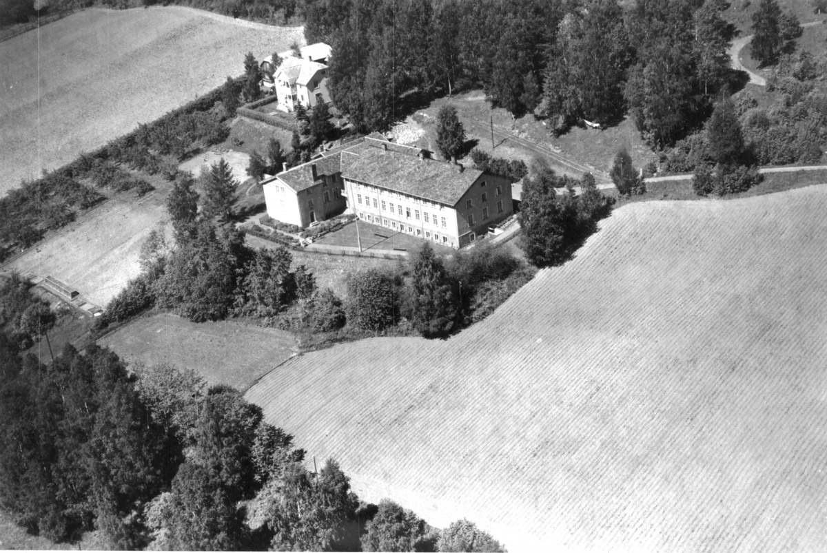 Anno Domkirkeodden, Flyfoto av Ringsaker Folkehøgskole.