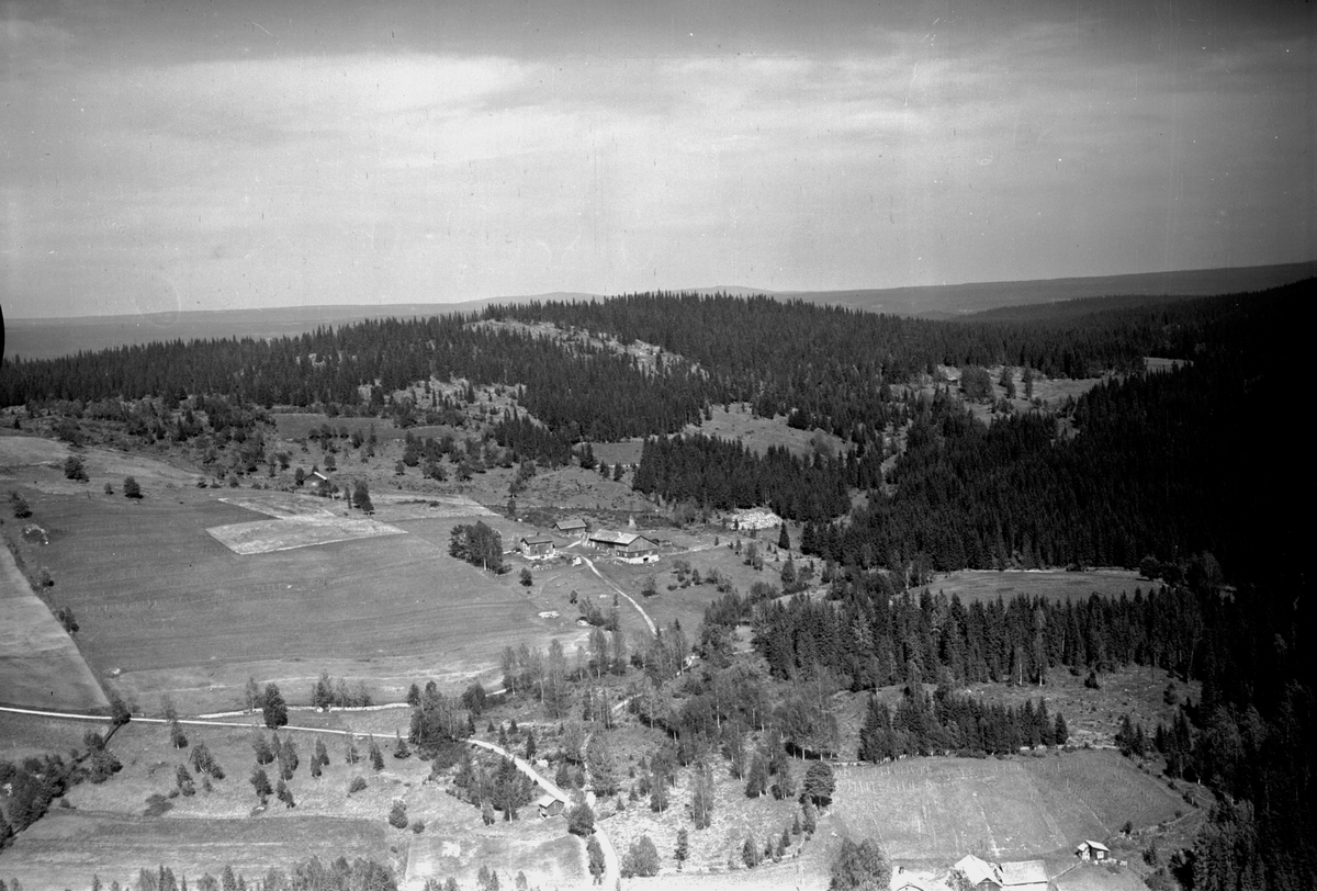 Anno Domkirkeodden, Flyfoto av ukjent gard, Veldre, Ringsaker.