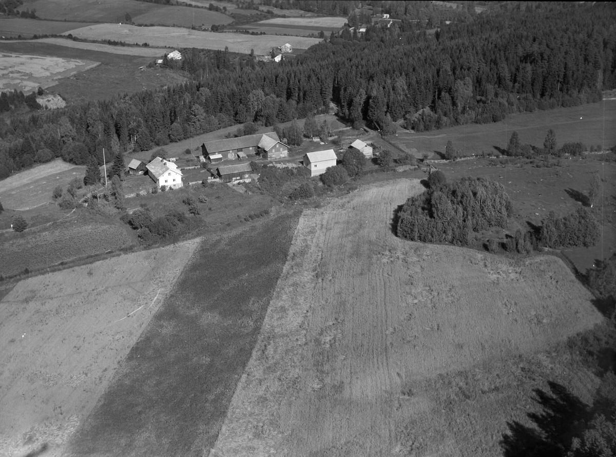 Anno Domkirkeodden, Flyfoto av Nyhus, Stavsjø, Hedmark.