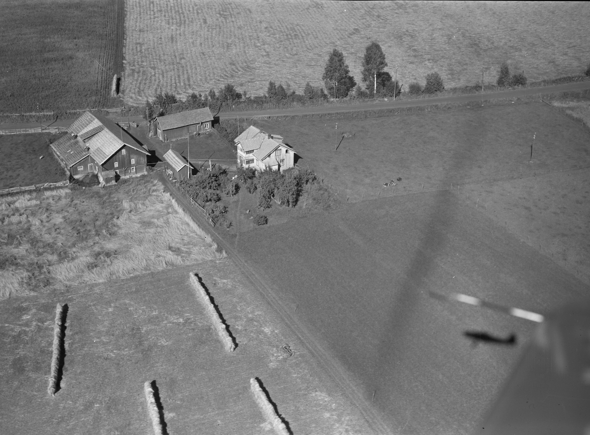 Anno Domkirkeodden, Flyfoto av Karlstad, Stavsjø, Hedmark.