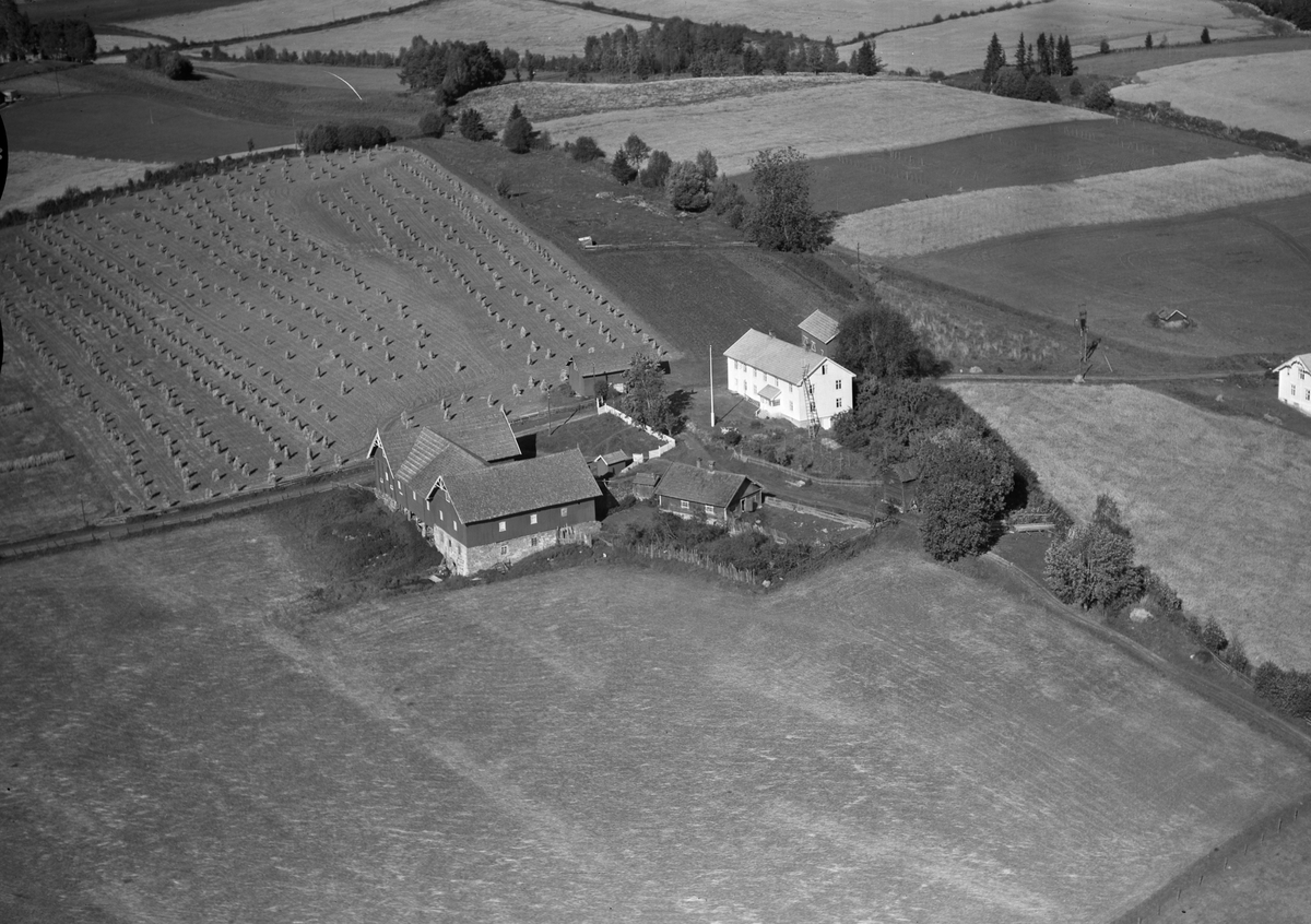 Anno Domkirkeodden, Flyfoto av Ødemyr, Stavsjø, Hedmark.