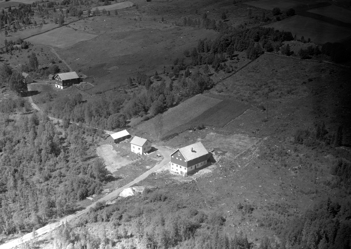 Anno Domkirkeodden, Flyfoto av Brandrud gard, Brøttum, Ringsaker.