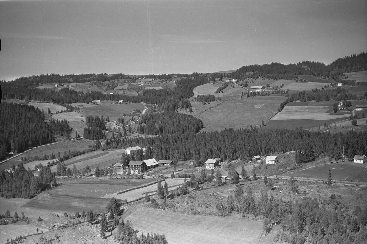 Anno Domkirkeodden, Flyfoto av Hagatun forsamlingshus, Lismarka, Ringsaker.