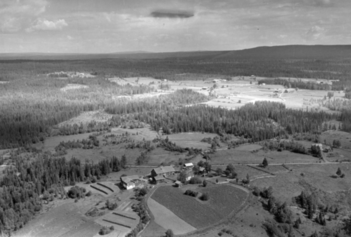 Anno Domkirkeodden, Flyfoto av ukjent gard, Veldre, Ringsaker.