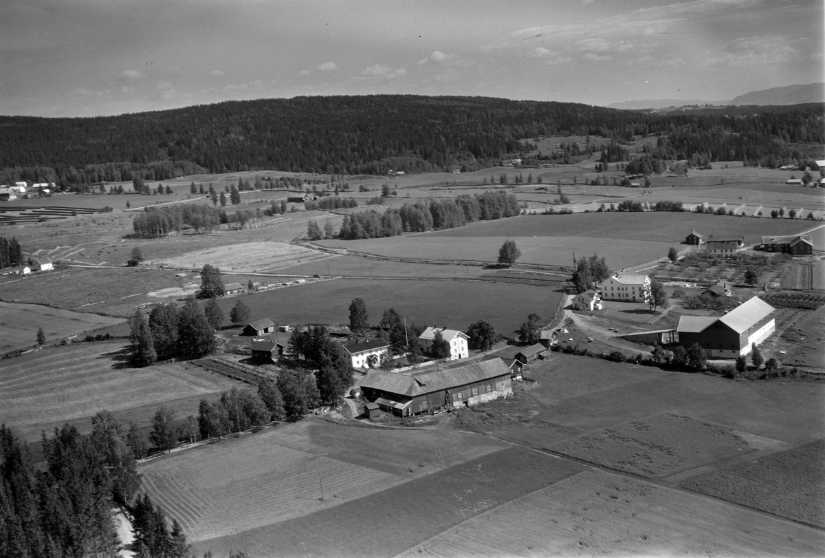 Widerøes Flyveselskap A/S, Flyfoto av Holo-garder, Gaupen, Ringsaker.