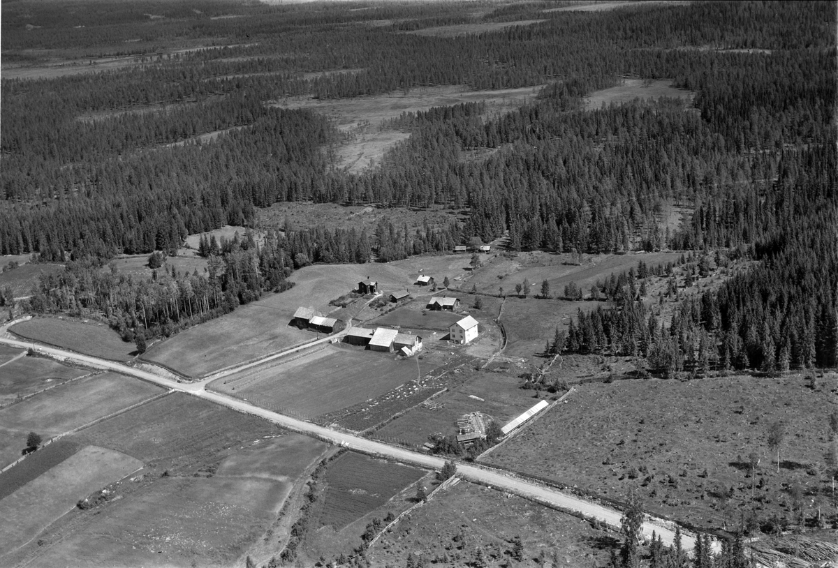 Widerøes Flyveselskap A/S, Flyfoto av Sigersberg, Næroset, Ringsaker.