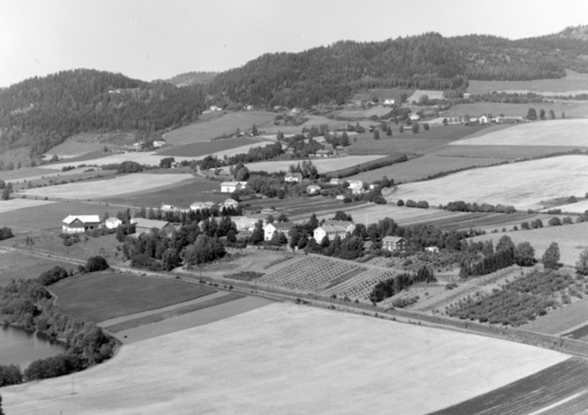 Widerøes Flyveselskap A/S, Flyfoto av Statens Hagebruksskole Vea, Ringsaker.